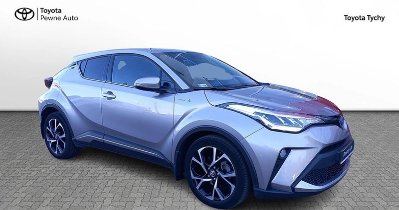 Toyota C-HR cena 108900 przebieg: 55129, rok produkcji 2021 z Tychy małe 211